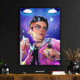 Clove – Valorant Shadow Duelist Poster